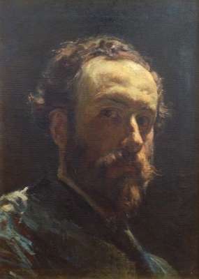 Portrait of Federico Faruffini - Ferrazzi Stanislao